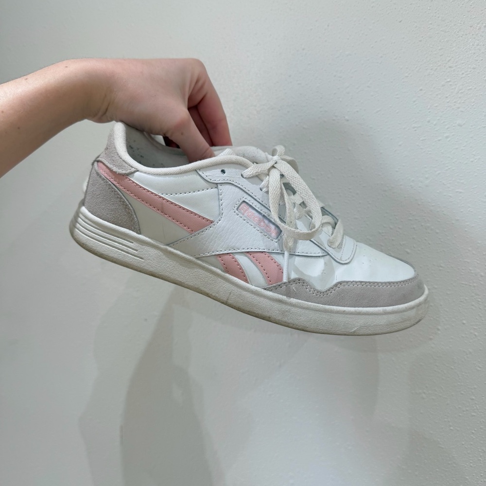 Pink Reebok Court Sneakers (7.5) - Picture 3 of 7